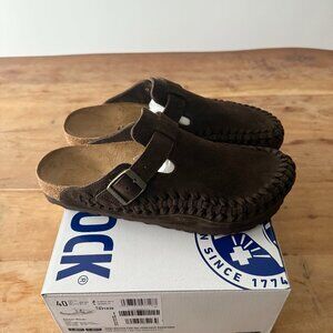 Kith Birkenstock Boston Woven - Mocca - Size 7 US - 40 EUR